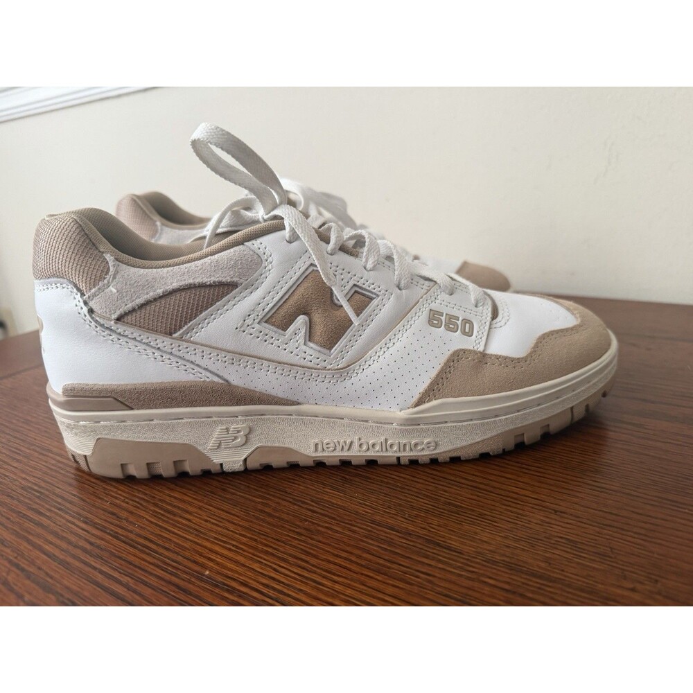 New Balance 550 Sneakers Men’s Size 10 White Incense Driftwood BB55ONEC